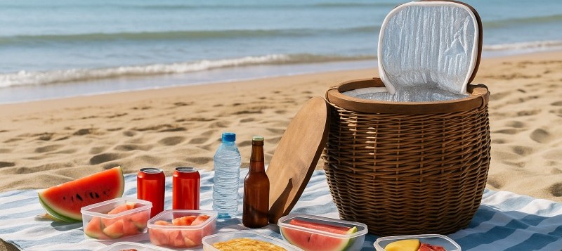 Neveras de fibra natural: funcionalidad con estilo para tu picnic
