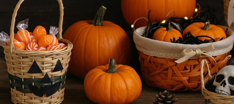 Cestas de Halloween: ideas decorativas y para dulces