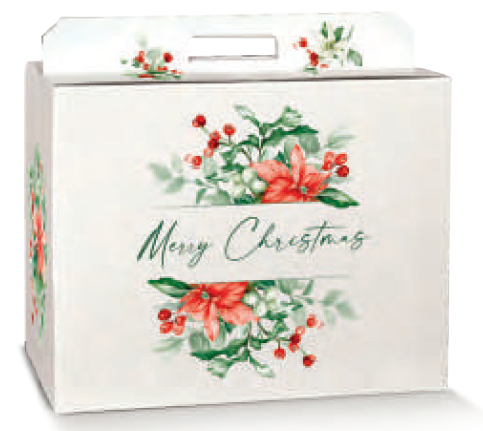 Caja panetone merry christmas